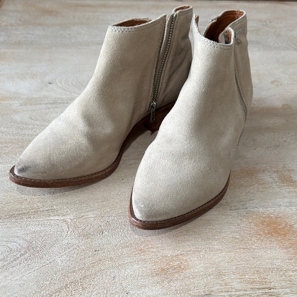 AllSaints Yurie Leather Suede Ankle Boots - 41 - Picture 5 of 12
